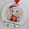 Personalized Baby’s First Christmas With Peter Rabbit Ornament 2021