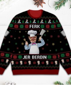 Ferk JerBerdin Chef Ugly Christmas Sweater All Over Print