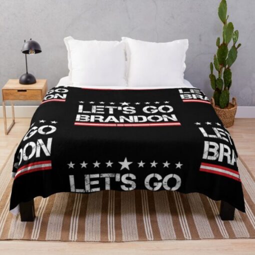 FJB Let’s Go Brandon Christmas Blanket 2021