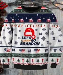FJB Santa Let’s Go Brandon Ugly Christmas Sweater