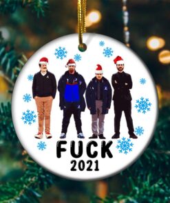 Fuck 2021 Ted Lasso Team Christmas Ornament