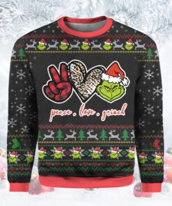 Grinch Face 2021 Christmas Adult Ugly Sweater