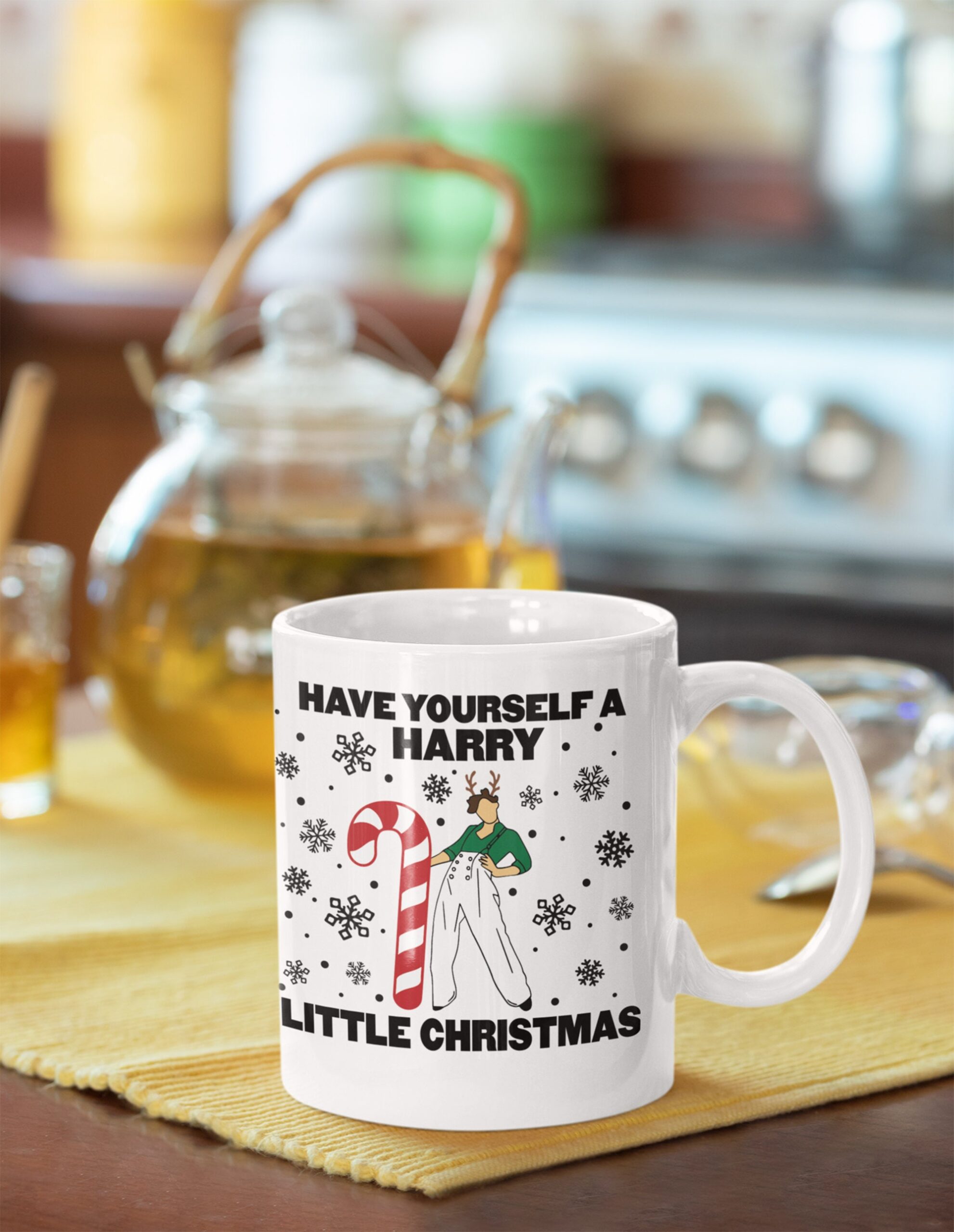 Harry Styles Have Yourself A Little Christmas Coffee Mug - Teeholly