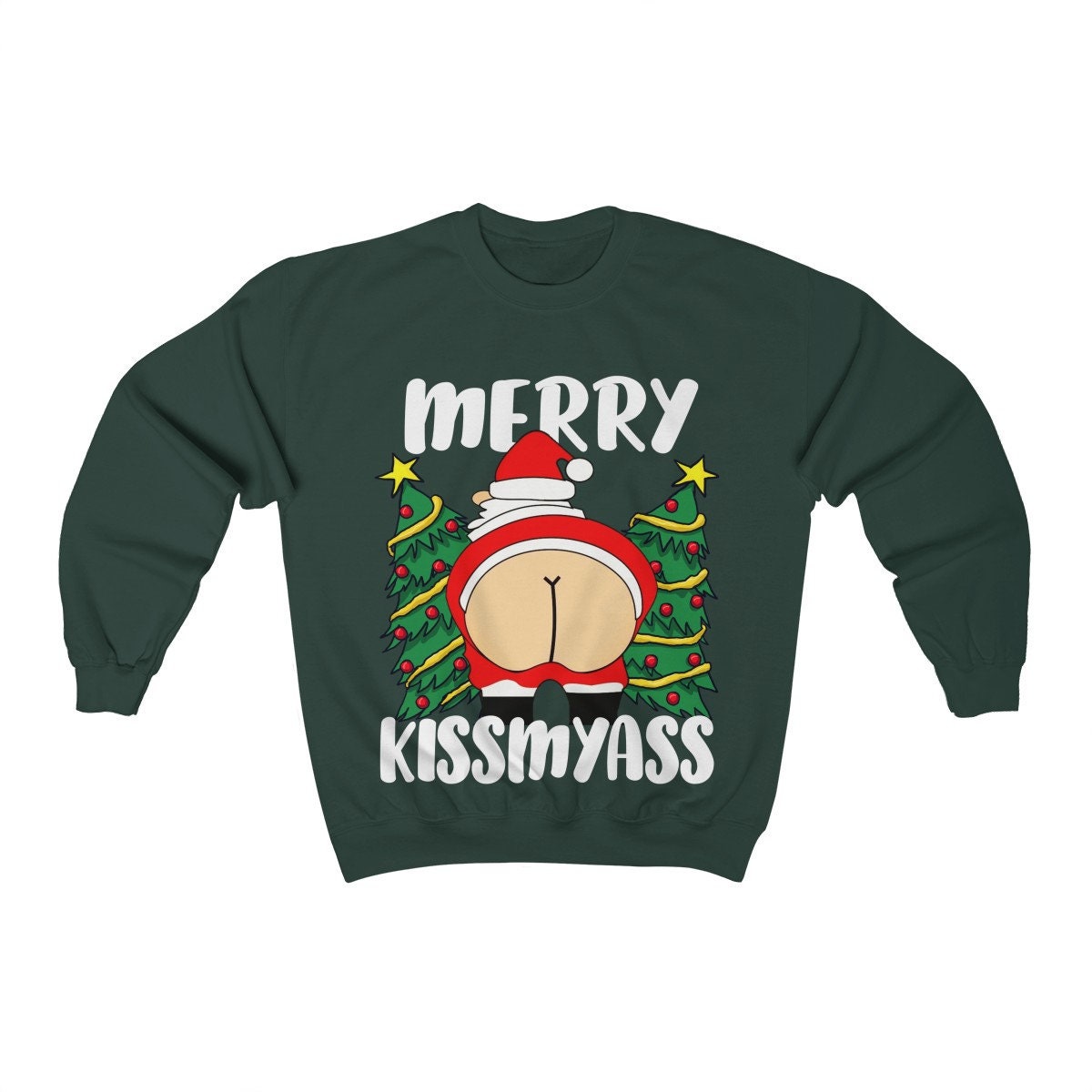 Merry Dickmas Dirty Ugly Christmas Sweater For Men Women - Trends Bedding