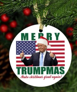 Merry Trumpmas Make Christmas Great Again 2021 Ornament