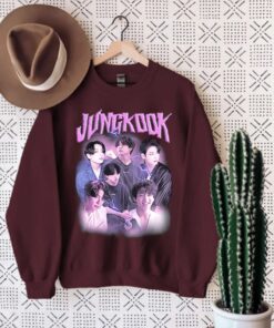 BTS JungKook Kpop Vintage Style christmas sweater