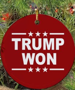 Christmas Trump President Ornament Decor