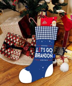 Impeach Biden Let’s Go Brandon Christmas Stocking
