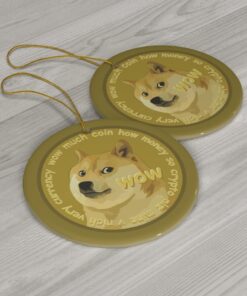 2021 Cryptocurrency Doge Christmas Ceramic Ornaments