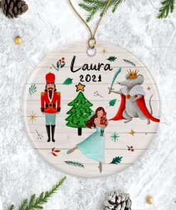 Personalized Nutcracker Ornament Baby’s First Christmas 2021
