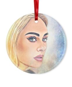 Adele 30 Art Christmas Hanging Ornament