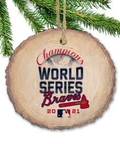Team Gift Braves World Series Champions 2021 Ornament