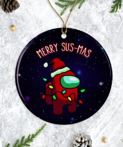 Merry Susmas Among Us Christmas Ornament