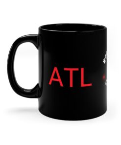 Baseball Atlanta Braves World Series Black Coffee Mug
