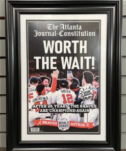 2021 Atlanta Braves “Worth The Wait” World Series Poster