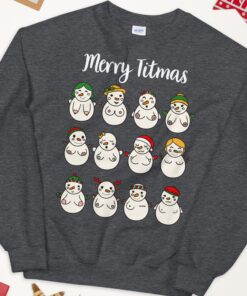 Boobs Santa Gift funny dirty christmas sweater