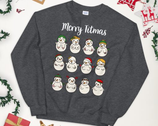 Boobs Santa Gift Funny Dirty Christmas Sweater