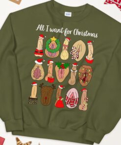 Big Dick Funny Dirty Christmas Sweater