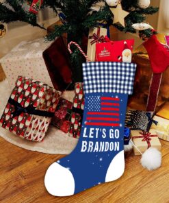 Christmas Stocking FJB Let’s Go Brandon