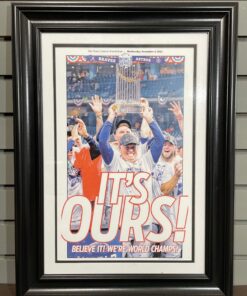Newspaper 2021 Atlanta Braves World Series Champions Poster
