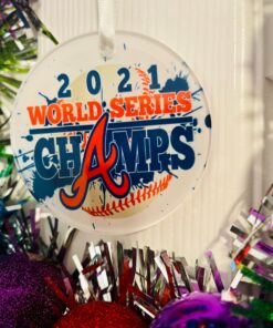 World Series Champions Atlanta Braves 2021 ornament