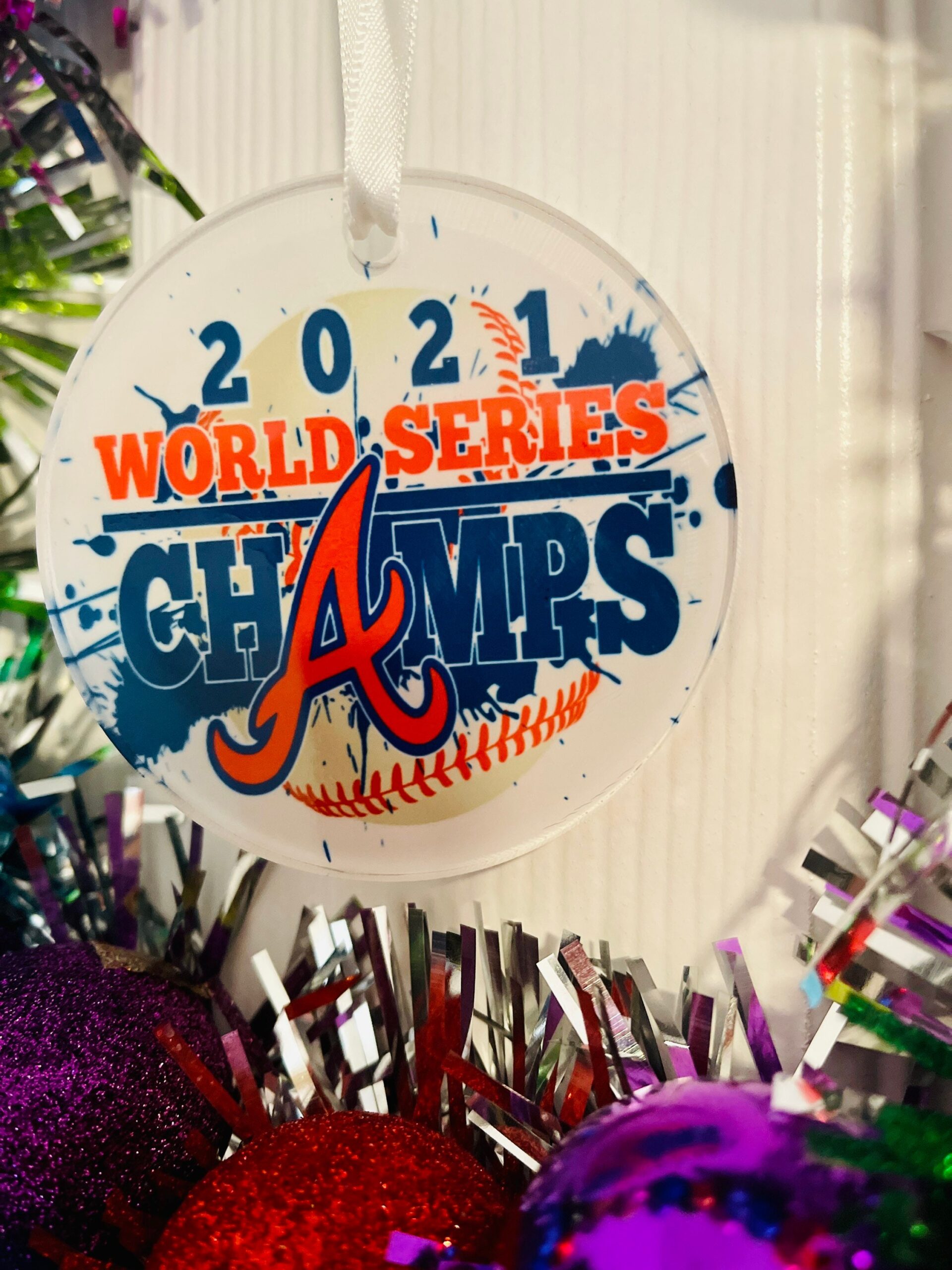 World Series Champions Atlanta Braves 2021 Ornament