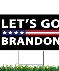 Corrugated Plastic Let’s Go Brandon Yard Sign