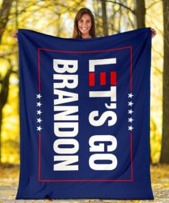 Let's Go Brandon Joe Biden Anti President Blanket