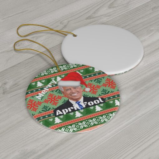 Funny Joe Biden Christmas Tree Ornament