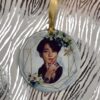 Taehyung V Porcelain Bts Christmas Ornament