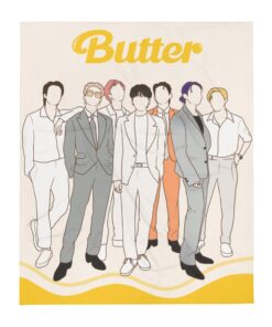 Kpop Merch BTS Butter Throw Christmas Blanket