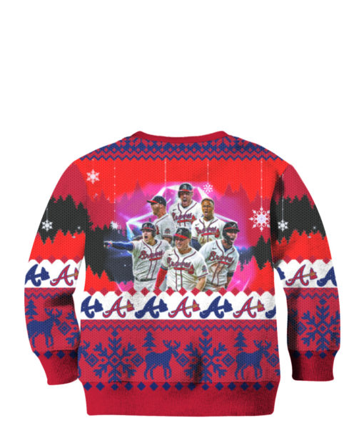 New Let’s Go Atlanta Braves Ugly Christmas Sweater
