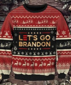 Let’s Go Brandon FJB Ugly Christmas Sweater All Over Print