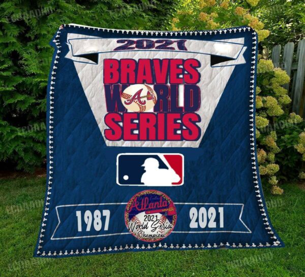 New Blanket For 2021 Atlanta Braves World Series - Teeholly