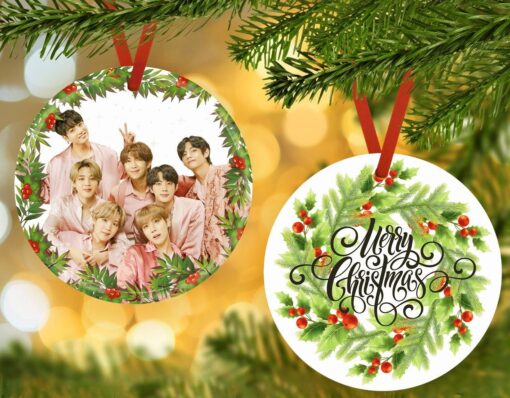 New BTS Christmas Ornaments