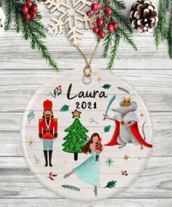 Personalized Nutcracker Ornament Baby’s First Christmas 2021