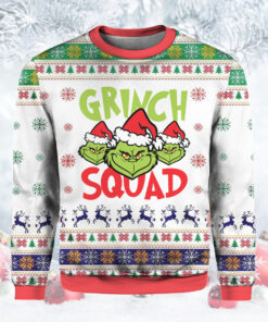 Sweater Grinch Face Ugly Christmas 2024