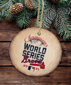 Team Gift Braves World Series Champions 2021 Ornament