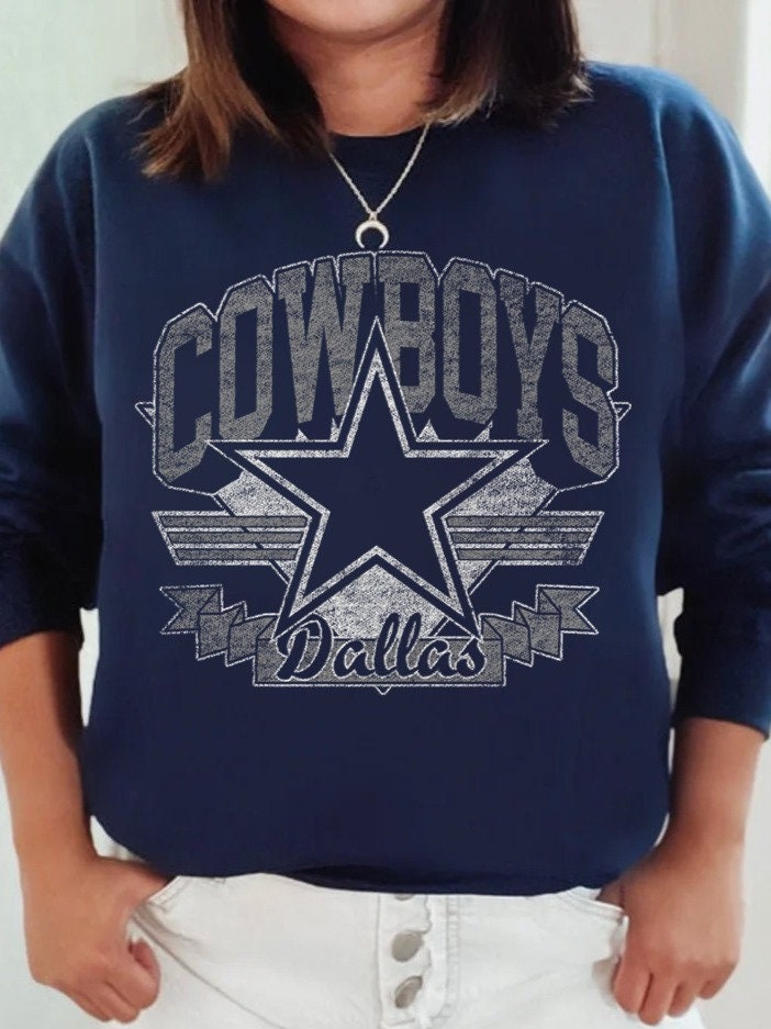 Vintage Dallas Cowboys Christmas Gift Football Sweater - Teeholly