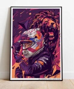 2021 World Champion Poster Max Verstappen