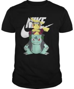 Nike Pokemon Bulbasaur And Pikachu Mix Naruto Sweatshirt