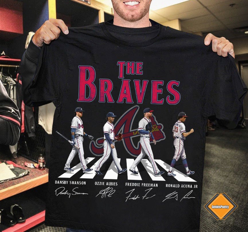 The Braves Abbey Road World Series Champions 2021 Signatures Shirt