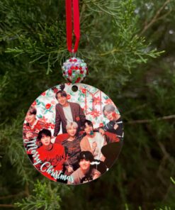 BTS Christmas Ornament Gift For Fan