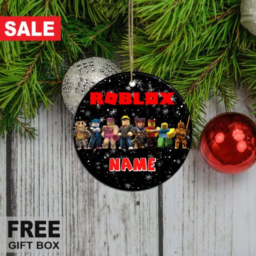 Christmas Roblox Ornament Personalization Option
