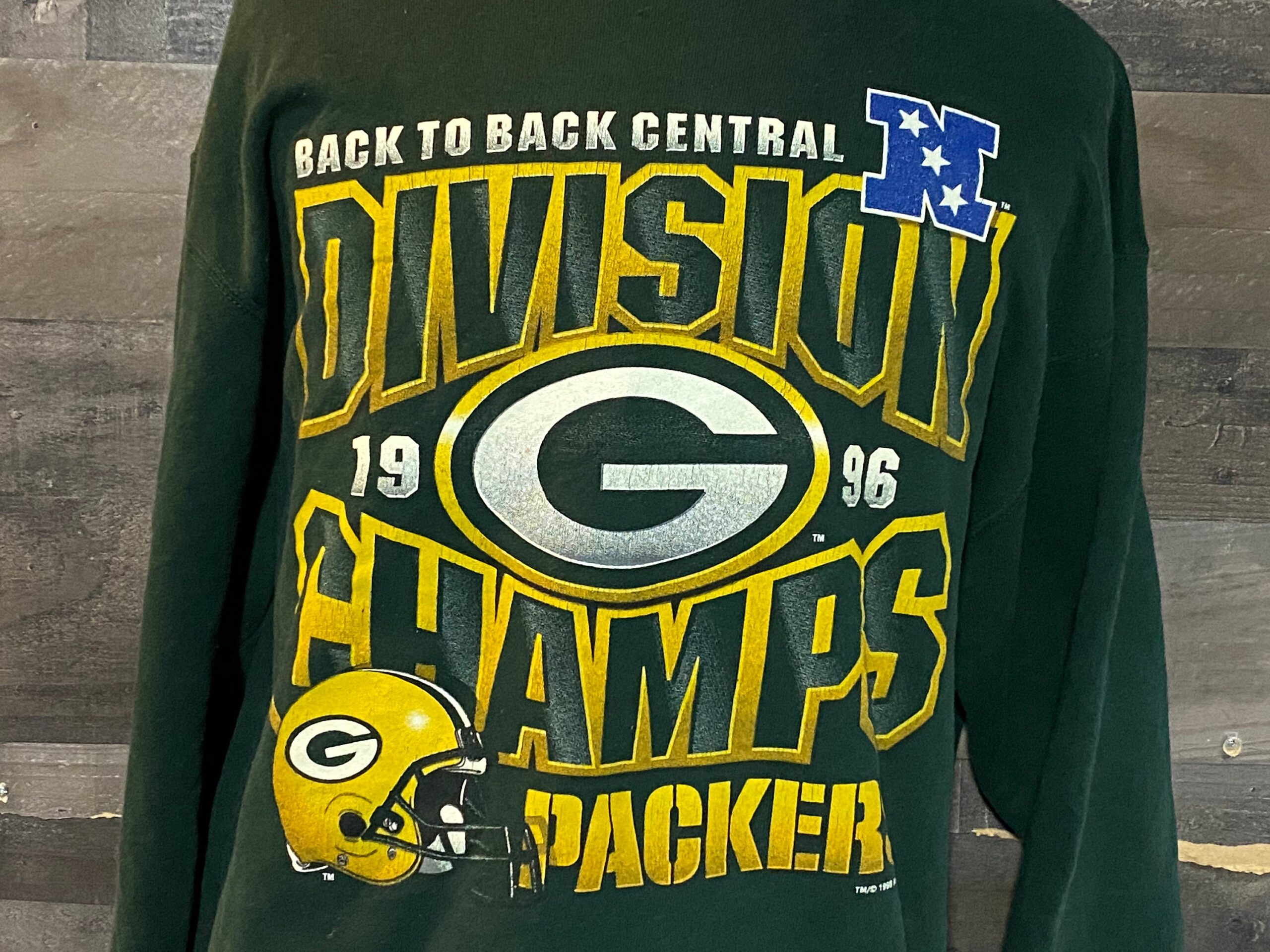 Vintage 1996 Green Bay Packers NFC Division Champions Sweatshirt
