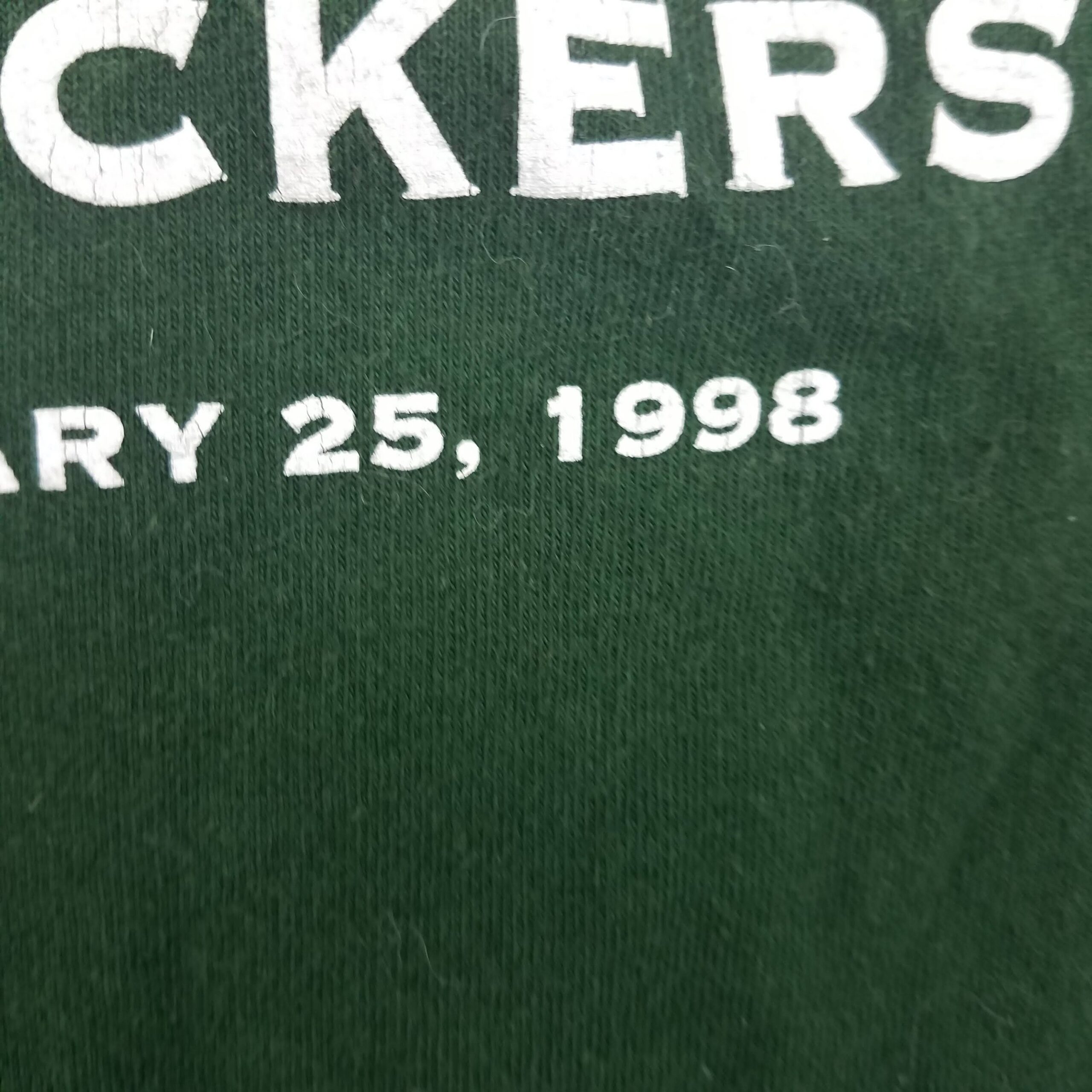Vintage 1990s Green Bay Packers NFC Champions Super Bowl Shirt