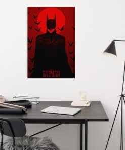 Red Halloween The Batman 2022 Movie Poster