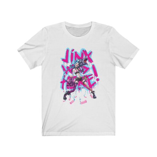 League of Legends Jinx Was Here Short-sleeve Unisex T-shirt 