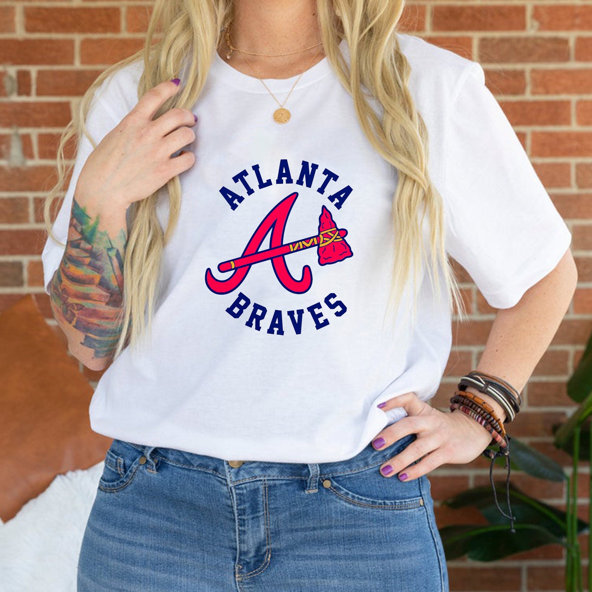 Atlanta Braves Vintage Shirt Atlanta Braves Baseball T Shirt S-3XL HOT