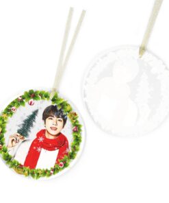 2021 Bts Jin Christmas Ceramic Ornament